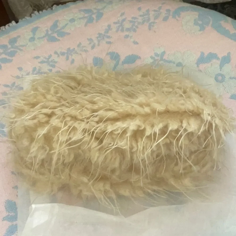NEW *Cowgirl Up!* Cream Faux Fur Clutch